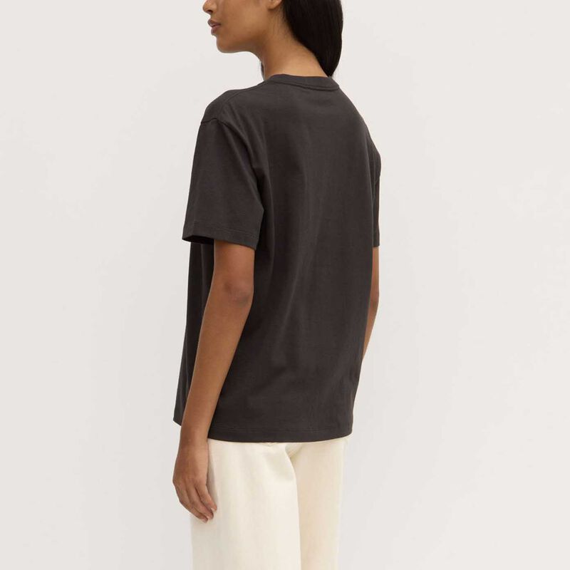 Assembly Label Womens Atelier Logo Tee Washed Black image number 1